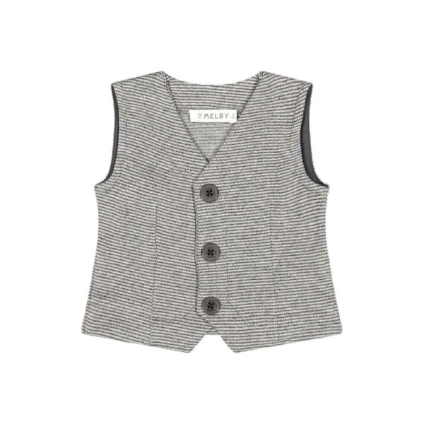 Gilet in morbido tessuto Melby