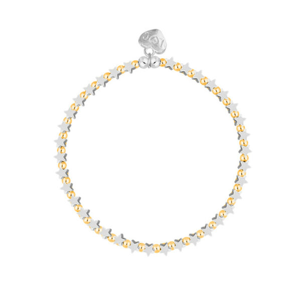 Braccialetto Life Charms "Stelle argento"
