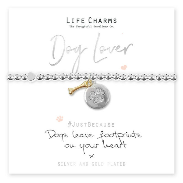 Braccialetto Life Charms "Dog Lover" - immagine 2