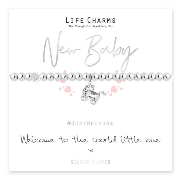 Braccialetto Life Charms "Carrozzina" - immagine 3