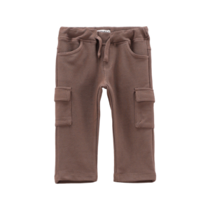 Pantaloni Cargo in Felpa di Cotone Melby